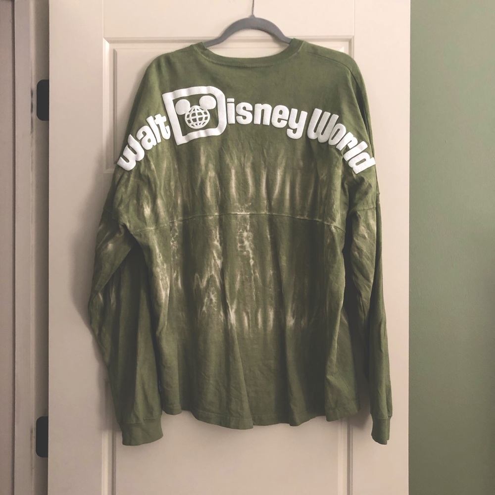 Disney World Sage Green Spirit Jersey - Size Large - L Tie Dye